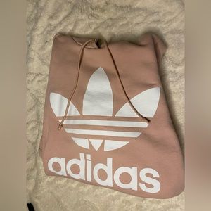 Medium, light pink, adidas hoodie